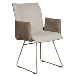 Eetkamerstoelen< Eetkamerstoel Trondheim Taupe