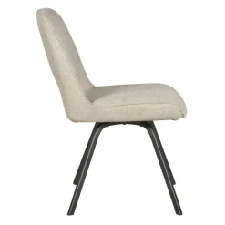 Eetkamerstoelen< Eetkamerstoel Vellir Beige