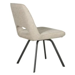 Eetkamerstoelen< Eetkamerstoel Vellir Beige