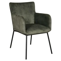 Eetkamerstoelen< Eetkamerstoel Viby Groen