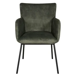 Eetkamerstoelen< Eetkamerstoel Viby Groen