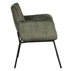 Eetkamerstoelen< Eetkamerstoel Viby Groen
