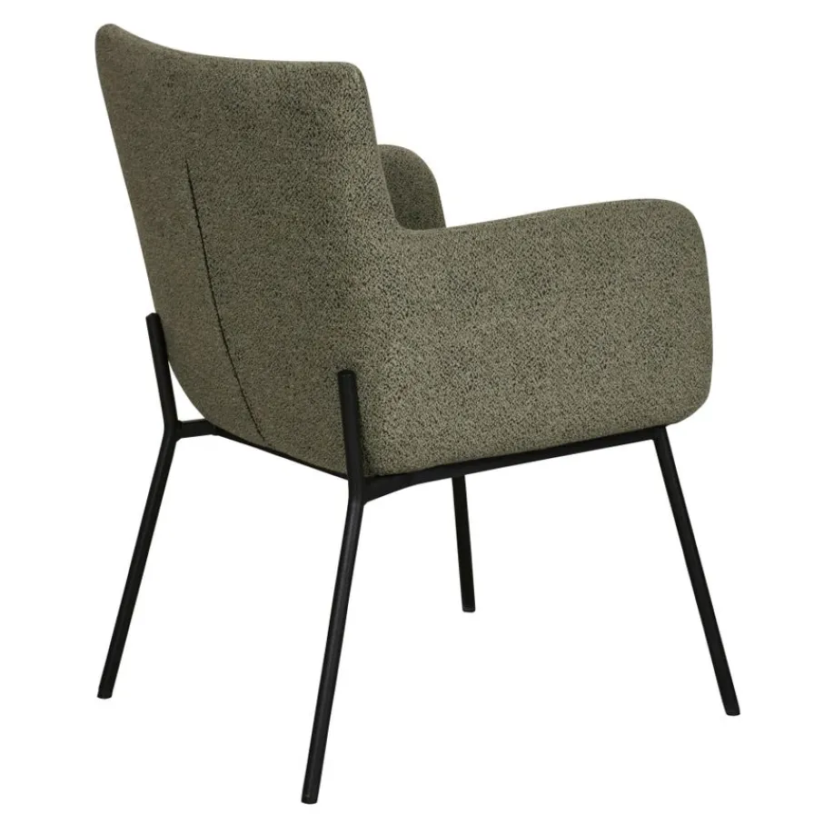 Eetkamerstoelen< Eetkamerstoel Viby Groen