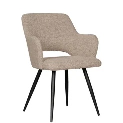 Eetkamerstoelen< Eetkamerstoel Ziggy Beige