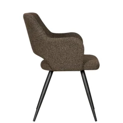 Eetkamerstoelen< Eetkamerstoel Ziggy Bruin