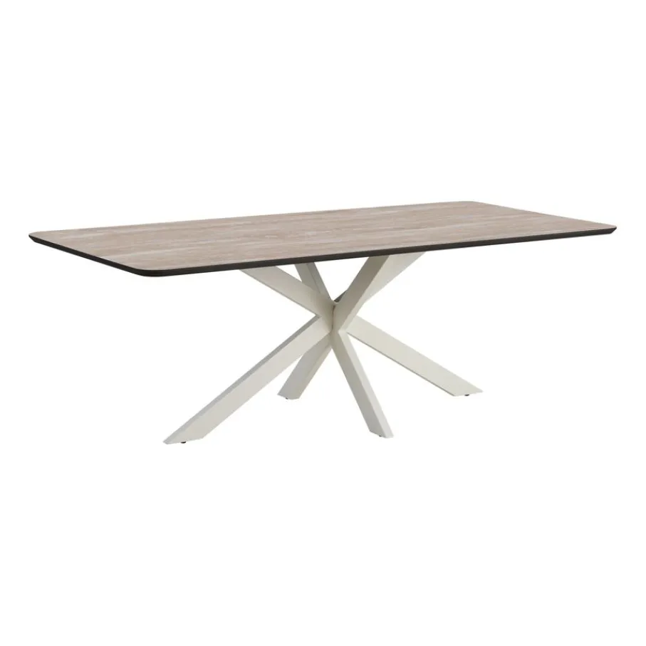 Eettafels< Eettafel Aarhus Beige - 220x100 cm