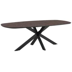 Eettafels< Eettafel Aarhus Grijs/Bruin - 220x105 cm