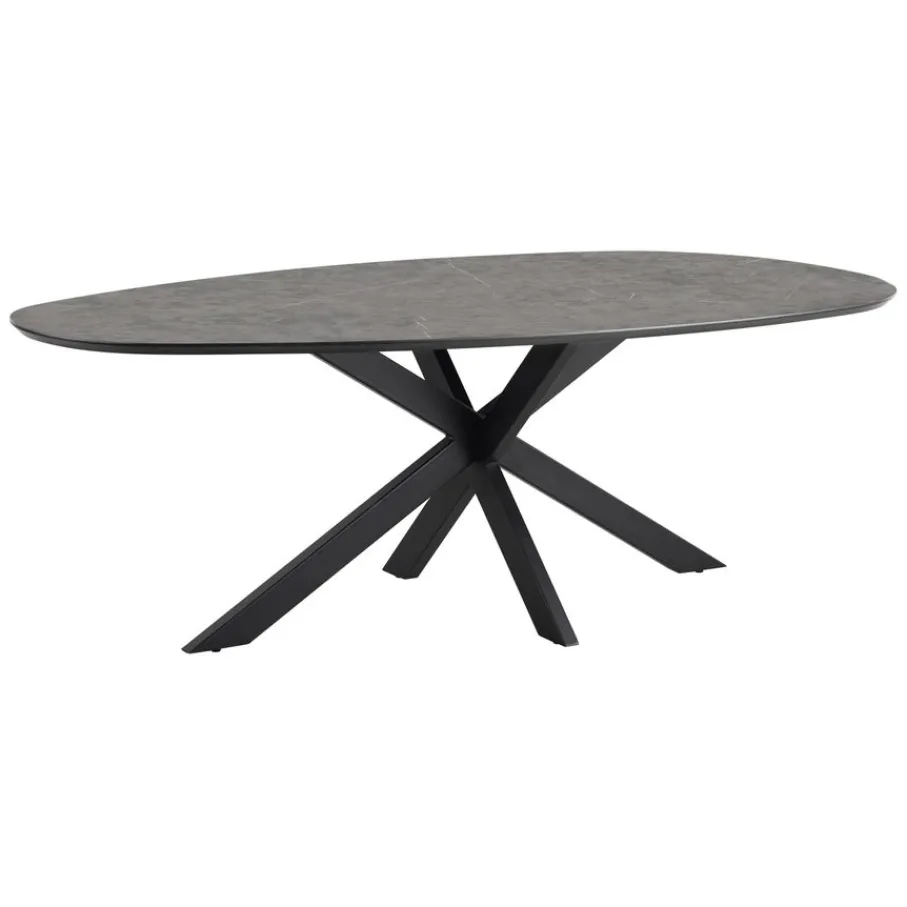 Eettafels< Eettafel Aarhus Grijs - 190x105 cm