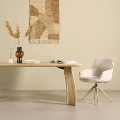 Eettafels< Eettafel Bedford Naturel - 220x100 cm