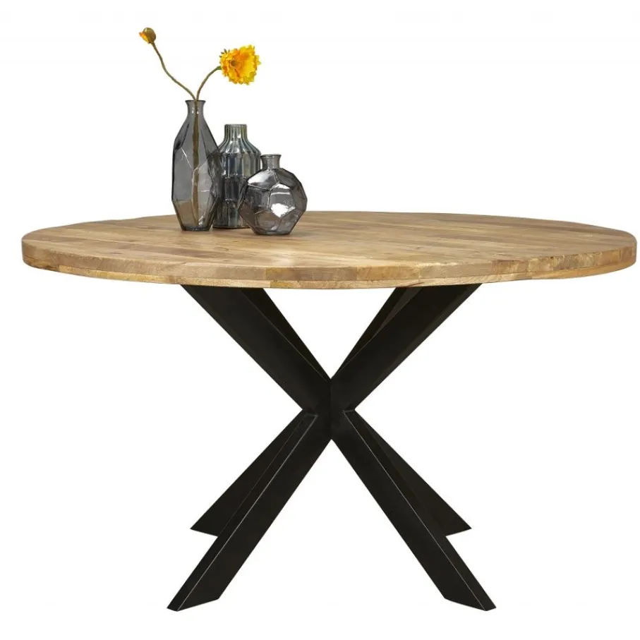 Eettafels< Eettafel Bemmel Naturel - Ø 140 cm