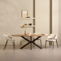Eettafels< Eettafel Culemborg Naturel - 220x120 cm