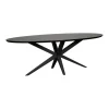 Eettafels< Eettafel Enjoy Zwart - 220x120 cm