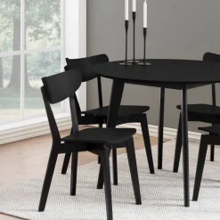 Eettafels< Eettafel Guss Zwart - Ø 105 cm