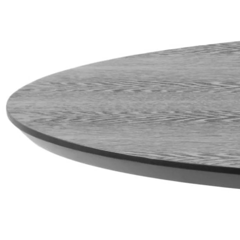 Eettafels< Eettafel Heeze - Ø 80 cm Zwart