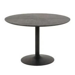 Eettafels< Eettafel Heeze Zwart - Ø 110 cm