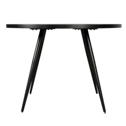 Eettafels< Eettafel Helsinge Zwart - Ø 130 cm