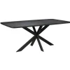 Eettafels< Eettafel Holendrecht Zwart - 200x100 cm