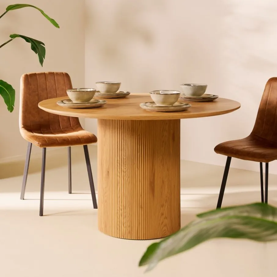 Eettafels< Eettafel Joas Naturel - Ø 120 cm