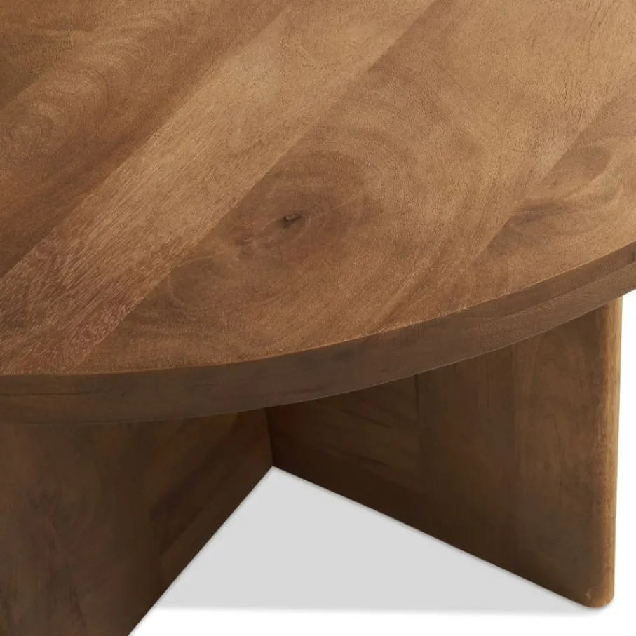 Eettafels< Eettafel Liam Kastanjebruin - Ø 120 cm