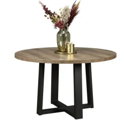 Eettafels< Eettafel Middelburg Bruin - Ø 130 cm