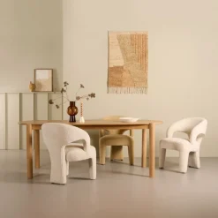 Eettafels< Eettafel Morez Naturel - 220x100 cm