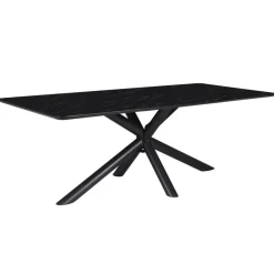 Eettafels< Eettafel Nyborg Zwart - 220x100 cm
