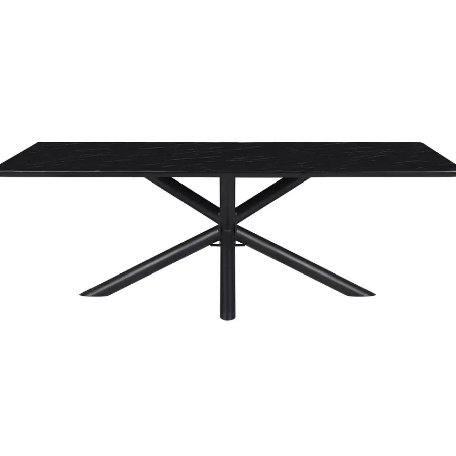Eettafels< Eettafel Nyborg Zwart - 220x100 cm