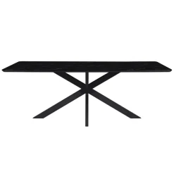 Eettafels< Eettafel Nyborg Zwart - 190x95 cm