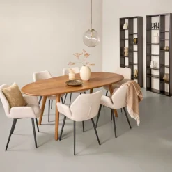 Eettafels< Eettafel Rego Bruin - 240x110 cm