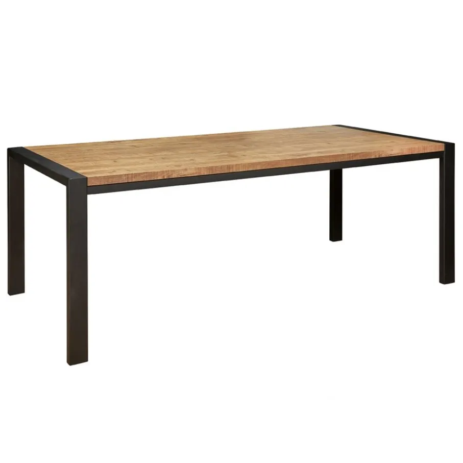 Eettafels< Eettafel Tilburg Naturel - 220x100 cm