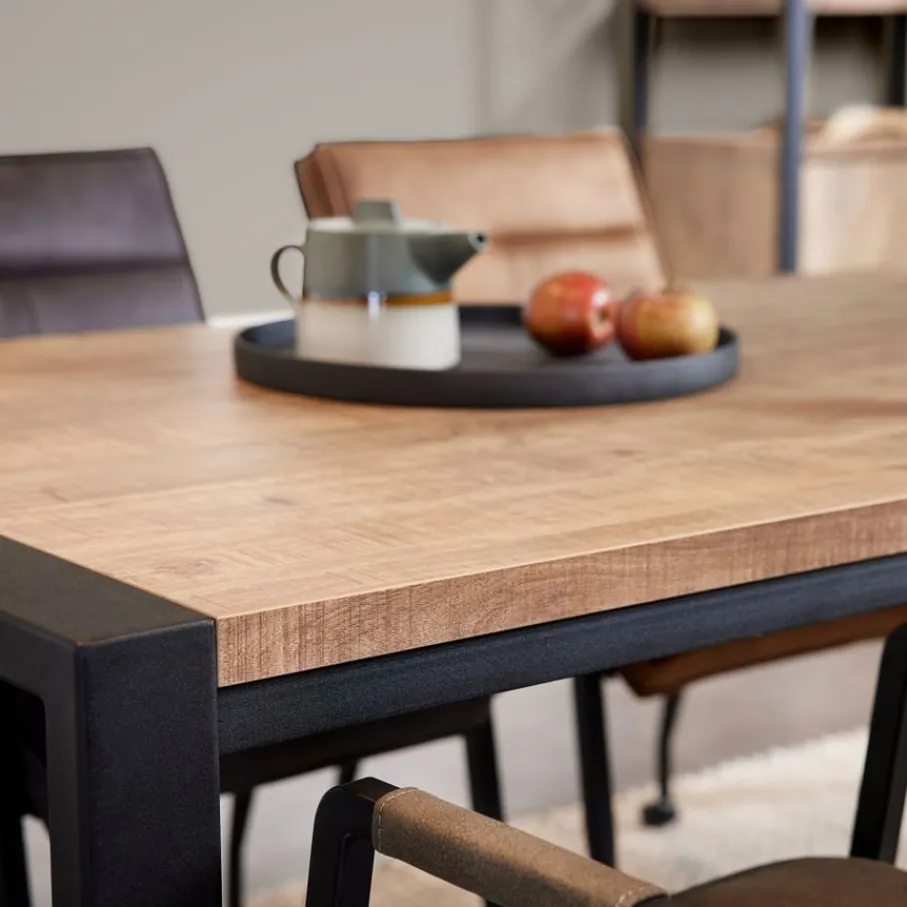 Eettafels< Eettafel Tilburg Naturel - 220x100 cm