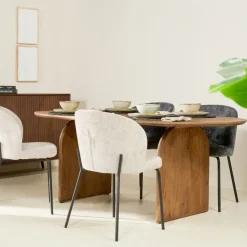 Eettafels< Eettafel Verla Bruin - 200x100 cm