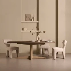 Eettafels< Eettafel Viborg Bruin - 220x110 cm