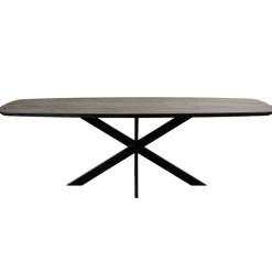 Eettafels< Eettafel Viborg Donkerbruin - 220x100 cm