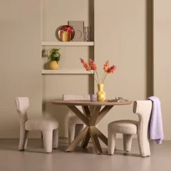 Eettafels< Eettafel Viborg Naturel - Ø 130 cm