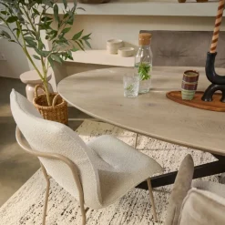 Eettafels< Eettafel Viborg Naturel - 220x110 cm