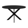 Eettafels< Eettafel Viborg Zwart - Ø 130 cm