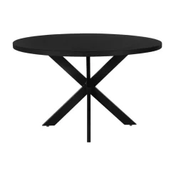 Eettafels< Eettafel Viborg Zwart - Ø 130 cm