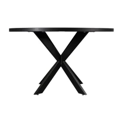 Eettafels< Eettafel Viborg Zwart - Ø 130 cm