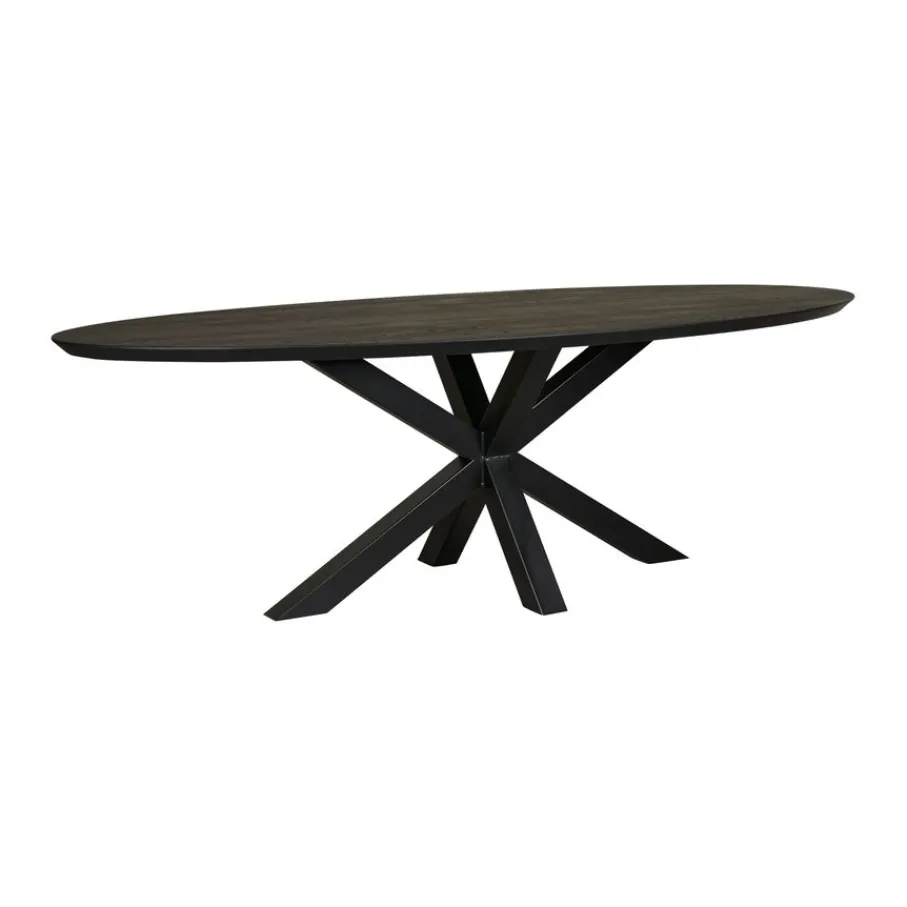 Eettafels< Eettafel Viborg Zwart - 240x110 cm