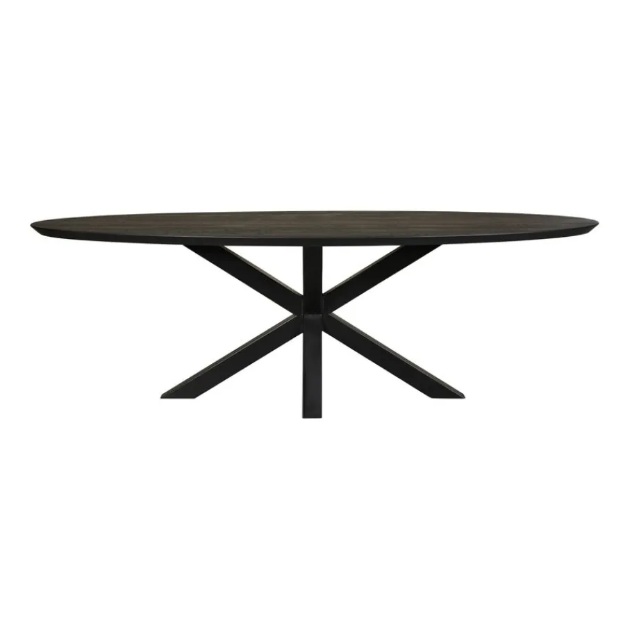 Eettafels< Eettafel Viborg Zwart - 240x110 cm