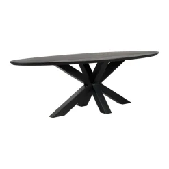 Eettafels< Eettafel Viborg Zwart - 240x110 cm