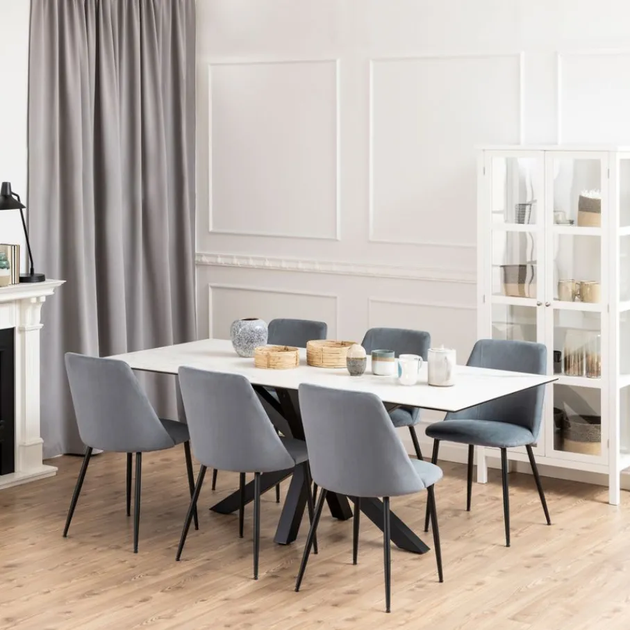 Eettafels< Eettafel Vikten Wit - 200x100 cm