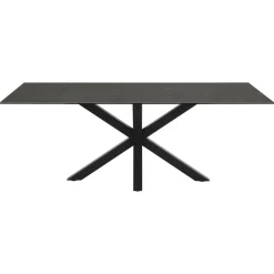 Eettafels< Eettafel Vikten Zwart - 200x100 cm