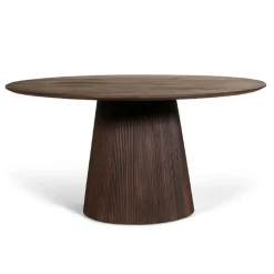 Eettafels< Eettafel Viktor Donkerbruin - Ø 150 cm