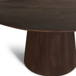 Eettafels< Eettafel Viktor Donkerbruin - Ø 150 cm
