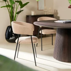 Eettafels< Eettafel Viktor Donkerbruin - Ø 120 cm