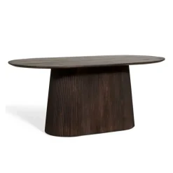 Eettafels< Eettafel Viktor Donkerbruin - 180x100 cm