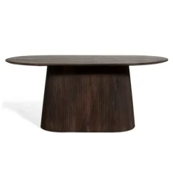 Eettafels< Eettafel Viktor Donkerbruin - 180x100 cm