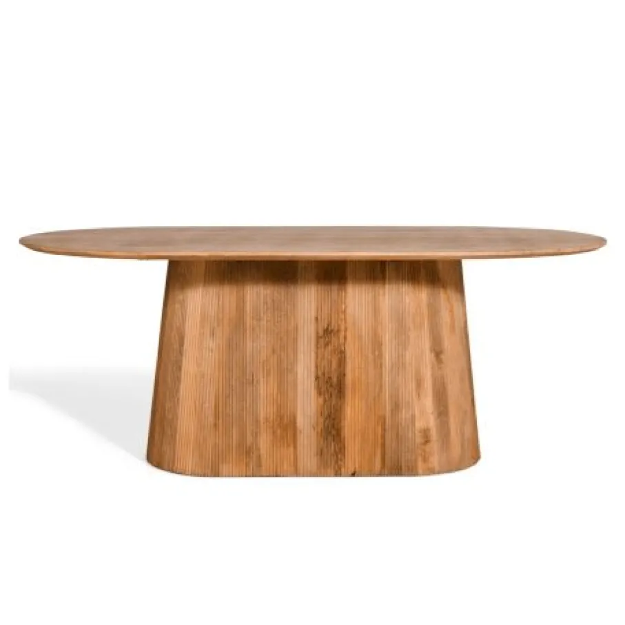 Eettafels< Eettafel Viktor Lichtbruin - 180x100 cm